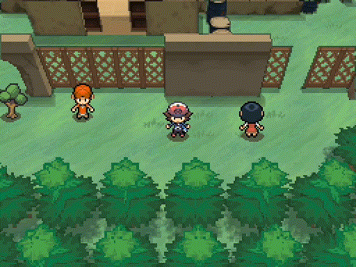 The girl is a randomly moving NPC that can move freely within a predetermined area